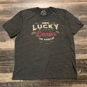 Lucky Brand Gray Men’s Tee Size XXL